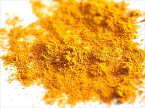 Curry powder blend over white
