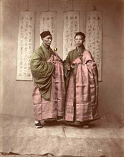 Portrait of Two Chinese Buddhist Monks