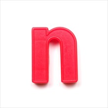 Magnetic lowercase letter N