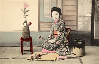 Portrait of a Japanese Young Woman