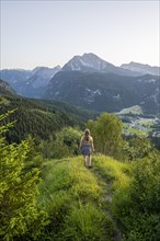 Hiker in the mountains