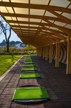Modern Driving Range in a Sunny Day in Ascona