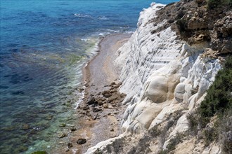 Chalk cliffs at Capo Bianco