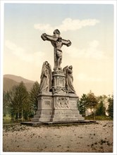 Crucifixion group near Oberammergau in Bavaria