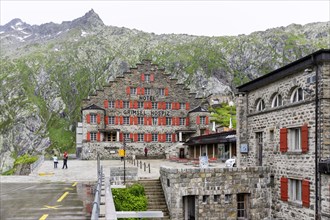 Historic Alpine Hotel Grimsel Hospiz on the Grimsel Pass