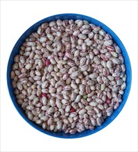 Crimson beans legumes food isolated over white