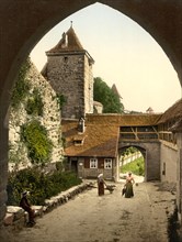 The Kobolzell Gate in Rothenburg ob der Tuaber in Bavaria