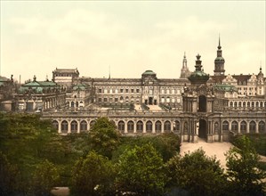 The Zwinger and the Old Town of Dresden