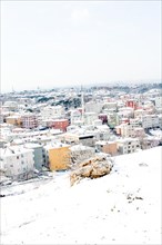 Winter views from Uskudar of istanbul in Turkey