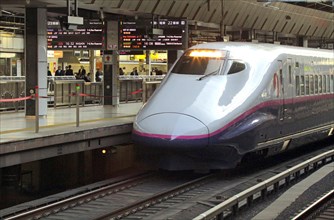 Tohoku Shinkansen series E2 at Tokyo Station Asia