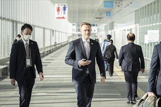 German Finance Minister Christian Lindner at the G7 Finance Ministers Meeting in Niigata