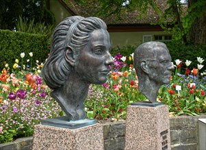 Busts of Lennart Bernadotte