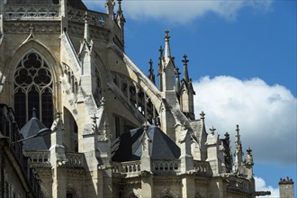 Nevers. Cathedral Saint Cyr and Sainte-Julitte. Nievre department. Bourgogne Franche Comte. France