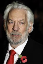 Donald Sutherland attends the World Premiere of The Hunger Games: Mockingjay Part 1 on 10.11.2014 at ODEON Leicester Square