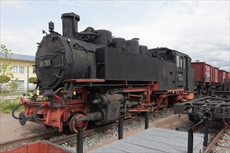 Historical steam locomotive 99.791