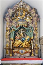 Side altar with Mary
