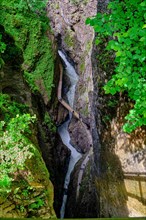 Breitach mountain river and Breitach gorge