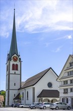 The church of the village of Gais in the canton of Appenzell Ausserrhoden