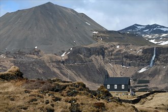 Budir Black Church on the Snaefellsnes Peninsula in the West of Iceland