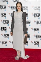 Actor Andrea Riseborough attends the SILENT STORM WORLD PREMIERE at The BFI London Film Festival on 14.10.2014 at The VUE West End