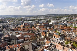 View of the city of Ulm from the cathedral