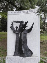 Memorial to the victims of the Foibe massacres perpetrated by Yugoslav partisans against the Italian population in autumn 1943 and spring 1945