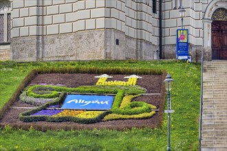 Flowerbed at Ottobeuren Monastery