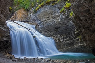 Waterfall in the Johnston Canyon