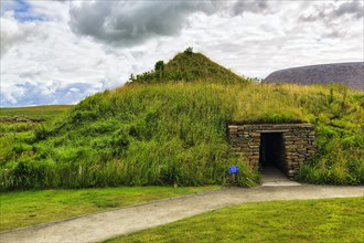 Entrance to prehistoric house