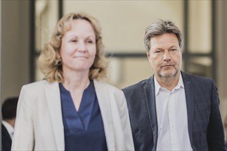 (L-R) Steffi Lemke (Buendnis 90 Die Gruenen), Federal Minister for the Environment, Nature