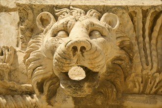 Lion Decoration in Baalbek