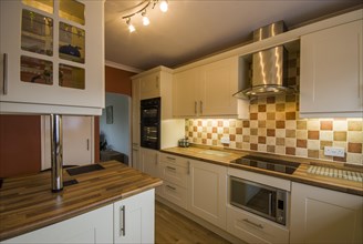 Modern kitchen in a typical three bedroomed
