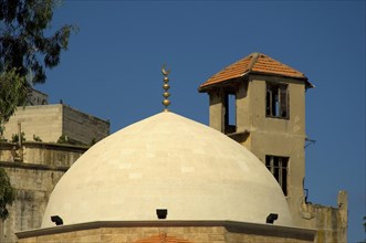 Dome of a Tabbarra mosque in Beirut Lebanon Middle East