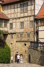 Visitors flock to the Schlossberg for a tour of the World Heritage town's historic medieval castle and abbey buildings