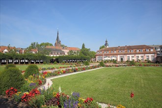 Baroque orangery with park