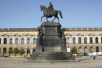 King John Monument on Dresden's Theaterplatz