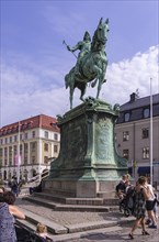 The Kungsportsplatsen with the statue of Charles IX in Gothenburg
