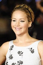 Jennifer Lawrence attends the World Premiere of The Hunger Games: Mockingjay Part 1 on 10.11.2014 at ODEON Leicester Square