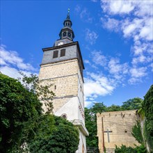 The inclined tower of the Oberkirche