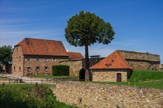Parts of the building complex of Heldrungen Castle and Fortress