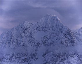 Lyngen Alps in winter
