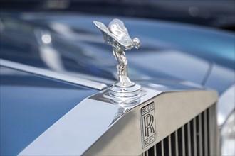 Brand emblem of the British car manufacturer Rolls Royce
