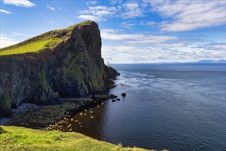 Headland with steep cliffs