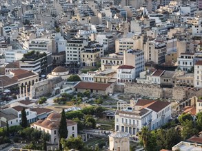 Close view of Athens