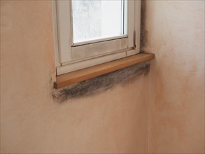 Dampness moisture on wall
