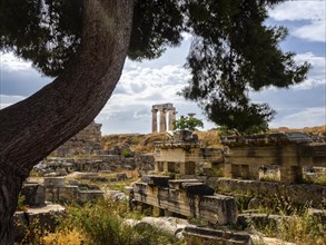 Ruins of ancient city of Corinth
