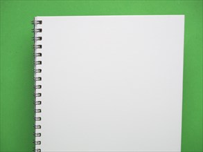 Blank notepad page