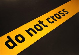 Do not cross sign