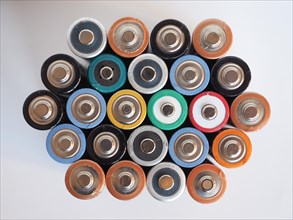 Many AA batteries