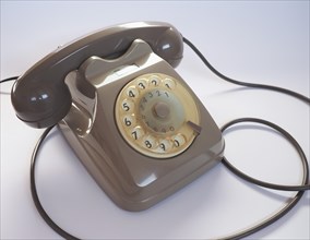 Vintage rotary dial telephone